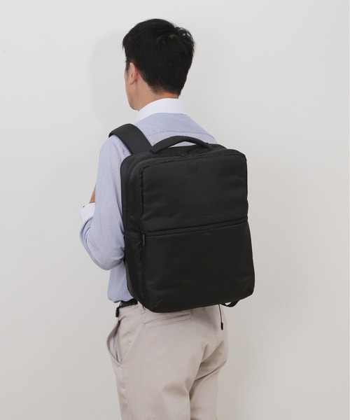BACKYARD FAMILY(バックヤードファミリー)の「UNITED CLASSY ユナイテッドクラッシー ビジネスリュック(バックパック/リュック・メンズ・ブラック・FREE)」の13枚目の写真