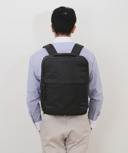 BACKYARD FAMILY(バックヤードファミリー)の「UNITED CLASSY ユナイテッドクラッシー ビジネスリュック(バックパック/リュック・メンズ・ブラック・FREE)」の15枚目の写真