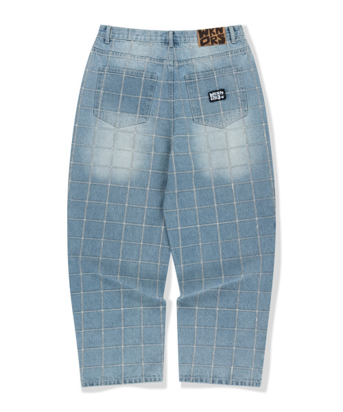 WKNDRS(ウィーキャンドース)の「ZIGZAG STITCHED DENIM PANTS (L.DENIM)(デニムパンツ・レディース・その他・MEDIUM/LARGE/X-LARGE)」の2枚目の写真