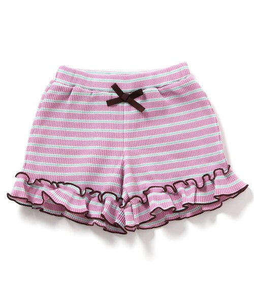 apres les cours（アプレレクール）の「【WEB限定】ワッフルショートパンツ（その他パンツ・キッズ・イエロー/オレンジ/ミント/その他2/グリーン/ブラウン/アイボリー/ブラック/クリーム/ブルー・140/130/120/110/100/90/80）」の15枚目の写真