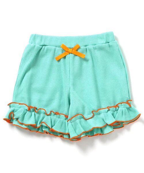 apres les cours（アプレレクール）の「【WEB限定】ワッフルショートパンツ（その他パンツ・キッズ・イエロー/オレンジ/ミント/その他2/グリーン/ブラウン/アイボリー/ブラック/クリーム/ブルー・140/130/120/110/100/90/80）」の20枚目の写真