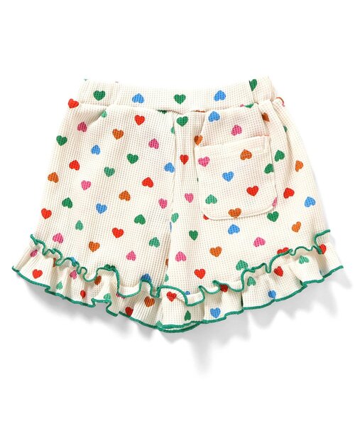 apres les cours（アプレレクール）の「【WEB限定】ワッフルショートパンツ（その他パンツ・キッズ・イエロー/オレンジ/ミント/その他2/グリーン/ブラウン/アイボリー/ブラック/クリーム/ブルー・140/130/120/110/100/90/80）」の12枚目の写真