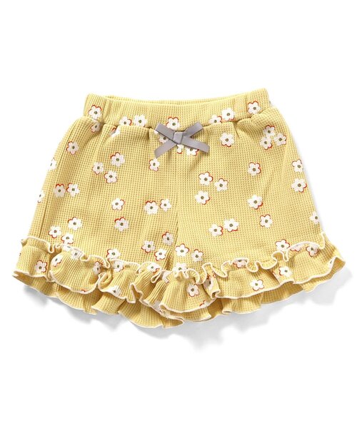 apres les cours（アプレレクール）の「【リンク】ワッフルフリル ショートパンツ_セットアップ可（その他パンツ・キッズ・イエロー/オレンジ/ミント/その他2/グリーン/ブラウン/アイボリー/ブラック/クリーム/ブルー・140/130/120/110/100/90/80）」の22枚目の写真