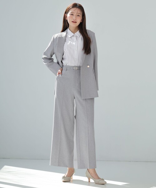 ANY SIS(エニィスィス)の「ペタルスリーブ シャツ(シャツ/ブラウス・レディース・スカイブルー系1/ホワイト系1/ライトグリーン系1/オレンジ系1・MEDIUM)」の8枚目の写真