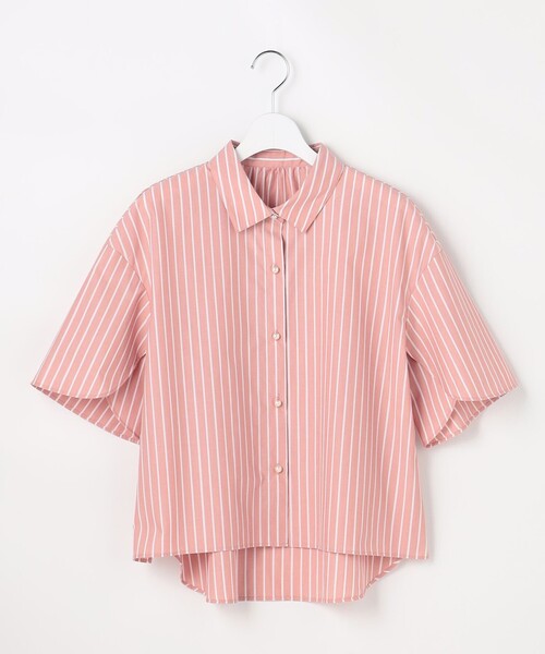 ANY SIS(エニィスィス)の「ペタルスリーブ シャツ(シャツ/ブラウス・レディース・スカイブルー系1/ホワイト系1/ライトグリーン系1/オレンジ系1・MEDIUM)」の18枚目の写真