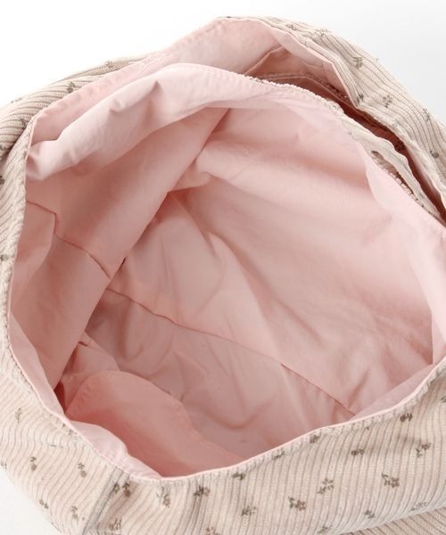 apres jour(アプレジュール)の「【apres jour×ARIAZ】小花柄リブトートバッグ(トートバッグ・レディース・ピンクベージュ/アイボリー/ダークブラウン・FREE)」の8枚目の写真