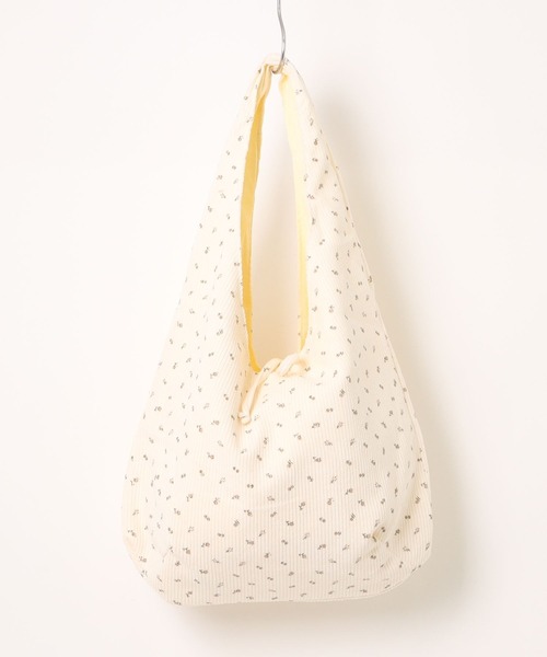 apres jour(アプレジュール)の「【apres jour×ARIAZ】小花柄リブトートバッグ(トートバッグ・レディース・ピンクベージュ/アイボリー/ダークブラウン・FREE)」の10枚目の写真