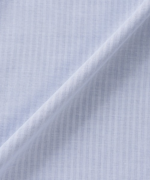 TOKYO SHIRTS(トウキョウシャツ)の「【Pitta Re:)】ふわっとガーゼシャツ レギュラーシルエット 七分袖 綿100% レディース カジュアルシャツ(シャツ/ブラウス・レディース・ブルー・S/M)」の5枚目の写真