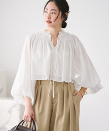 plage | IND VOIL SHIRRING ブラウス(シャツ/ブラウス)