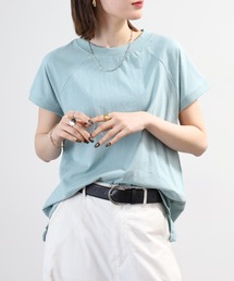 クルーネックフレンチスリーブTシャツ