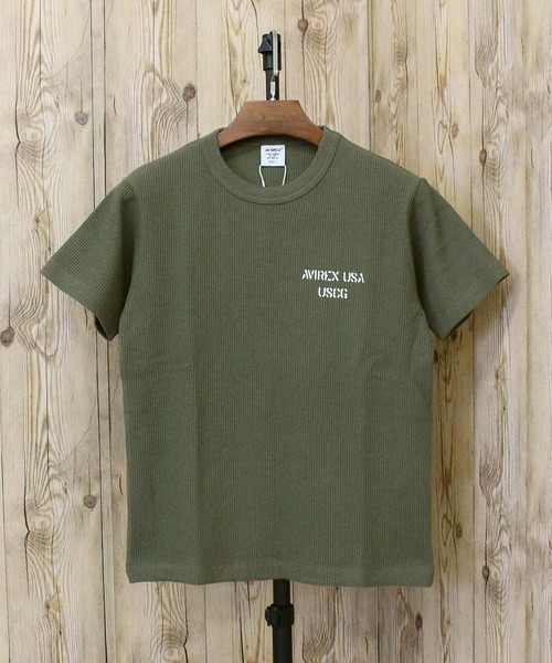 AVIREX(アヴィレックス)の「MINI WAFFLE TEE ”U.S.COAST GUARD”(Tシャツ/カットソー・メンズ・オリーブ/オレンジ/ブラック/ホワイト・XL/L/M)」の13枚目の写真