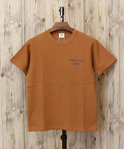 AVIREX(アヴィレックス)の「MINI WAFFLE TEE ”U.S.COAST GUARD”(Tシャツ/カットソー・メンズ・オリーブ/オレンジ/ブラック/ホワイト・XL/L/M)」の17枚目の写真