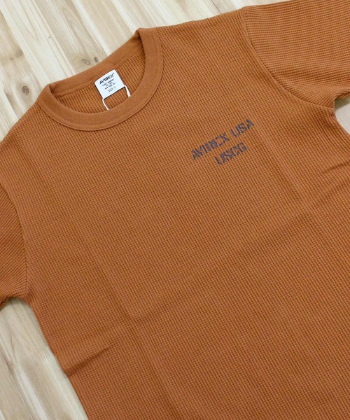 AVIREX(アヴィレックス)の「MINI WAFFLE TEE ”U.S.COAST GUARD”(Tシャツ/カットソー・メンズ・オリーブ/オレンジ/ブラック/ホワイト・XL/L/M)」の19枚目の写真
