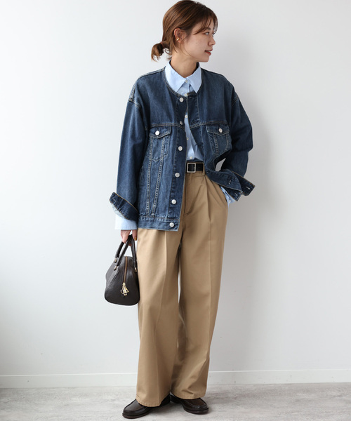 JOURNAL STANDARD relume（ジャーナルスタンダード　レリューム）の「《WEB限定追加5》デニムジャケット（デニムジャケット・レディース・ネイビー・FREE）」の8枚目の写真