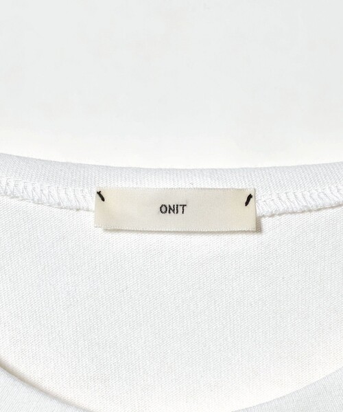 ONIT（オニット）の「＜ONIT＞ボウタイ ショートスリーブ Tシャツ（Tシャツ/カットソー・レディース・ホワイト・2）」の9枚目の写真