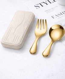 NOLITA LABORATORY(�m���[�^���{���g���[)�́y NOLITA / �m���[�^ �z�g�уJ�g�����[�Z�b�g �X�v�[�����t�H�[�N �P�[�X�t�� / �X�e�����X�� �~�j�J�g�����[ ���ٓ� �����`�p�i3color�j(�J�g�����[)