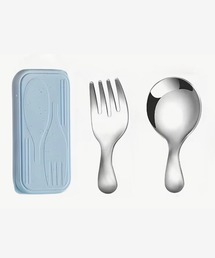 NOLITA LABORATORY（ノリータラボラトリー）の「【 NOLITA / ノリータ 】携帯カトラリーセット スプーン＆フォーク ケース付き / ステンレス製 ミニカトラリー お弁当 ランチ用（3color）（カトラリー）」
