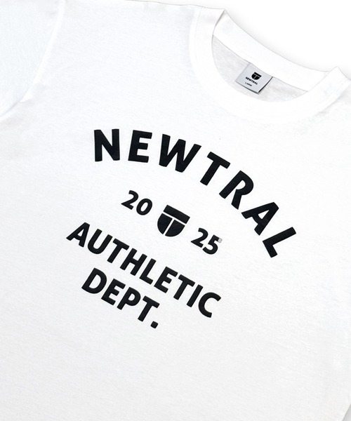 ムラサキスポーツ(ムラサキスポーツ)の「NEWTRAL/ニュートラル 半袖 Tシャツ ロゴ NT2262018(Tシャツ/カットソー・メンズ・ホワイト/ブラック・M/L/XL)」の4枚目の写真