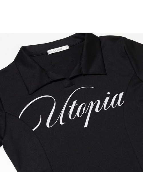 FANCY CLUB(ファンシークラブ)の「FANCY CLUB/ユートピアカラートップス(Tシャツ/カットソー・レディース・ホワイト/ブラック・FREE)」の16枚目の写真