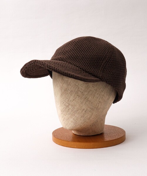 Nine Tailor(ナインテイラー)の「【Nine Tailor/ナインテーラー】Gardenia Cap N-1638(キャップ・メンズ・ブラウン/ブラック・FREE)」の10枚目の写真