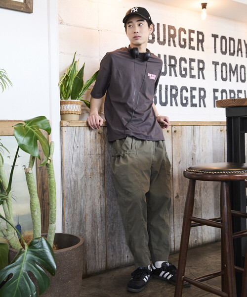 セール】限定展開 ワイドシルエット バレルレッグ ポケットコード
