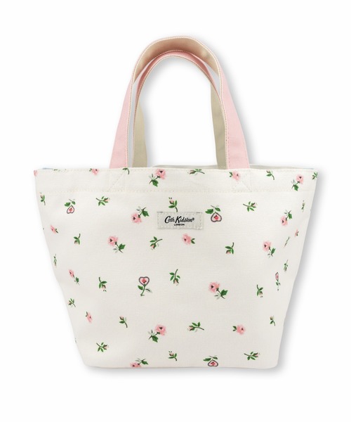 Cath Kidston（キャスキッドソン）の「トラベルトートバッグS（ハンドバッグ・レディース・ピンク/ネイビー・FREE）」の2枚目の写真