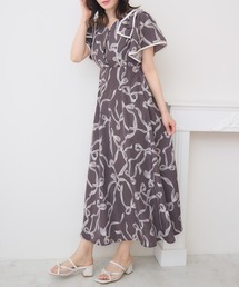 リボンデザインワンピース