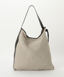 marco masi（マルコマージ）の「MARCOMASI/マルコマージ linen w leather BAG（ショルダーバッグ）」