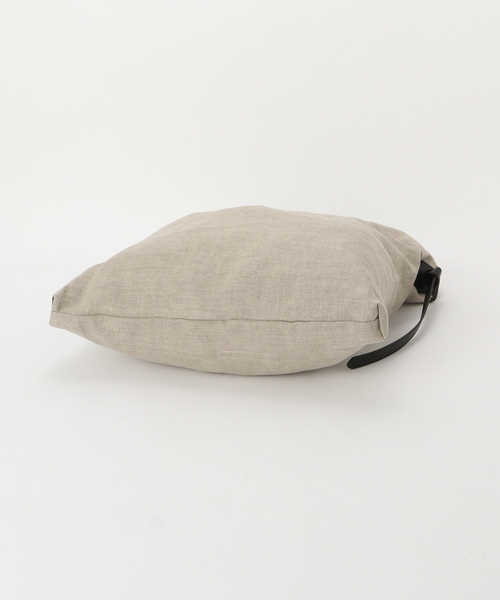 marco masi(マルコマージ)の「MARCOMASI/マルコマージ linen w leather BAG(ショルダーバッグ・レディース・ブラック・FREE)」の4枚目の写真