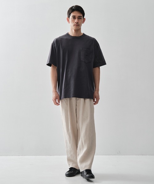MARKAWARE/ マーカウェア】DOUBLE PLEATED EASY TROUSERS/ヘンプ細布