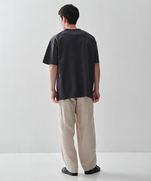 markaware（マーカウェア）の「【MARKAWARE/ マーカウェア】DOUBLE PLEATED EASY TROUSERS/ヘンプ細布 / ダブルプリーテッドイージートラウザーズ（スラックス・メンズ・ブラック/ホワイト・3/2）」の7枚目の写真