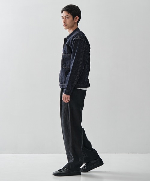 MARKAWARE/ マーカウェア】DOUBLE PLEATED EASY TROUSERS/ヘンプ細布