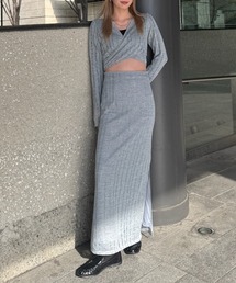 CACHE-COEUR DAMAGE CUT DRESS