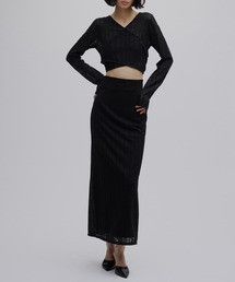 Ameri（アメリ）の「CACHE-COEUR DAMAGE CUT DRESS（ドレス）」