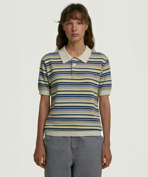 TEKET(テケット)の「Script Knit Polo Cream(ポロシャツ・レディース・その他・SMALL/MEDIUM/LARGE)」の2枚目の写真