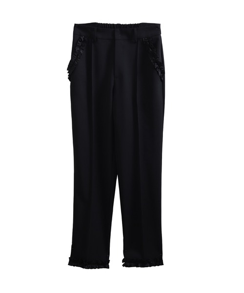 Fit more（フィットモア）の「フリルスリットテーパードパンツ（その他パンツ・レディース・ピンク/ホワイト/ブラック・M/S/PS）」の18枚目の写真