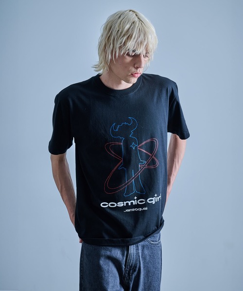 JUGLANS(ユグランス)の「Jamiroquai ジャミロクワイ 半袖 プリント アーティスト Tシャツ(Tシャツ/カットソー・メンズ・ブラック/ホワイト・M/L/XL)」の15枚目の写真