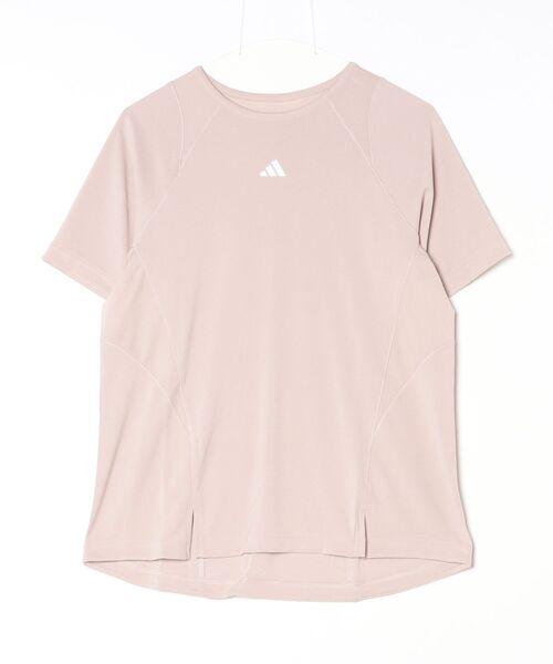 adidas（アディダス）の「アディダス adidas トレーニング エッセンシャルズ プラス ルーズフィット クールセンサーミッドレギュラー半袖Tシャツ（Tシャツ/カットソー・レディース・ライトベージュ/ブラック/ライトグリーン・S/M/L）」の3枚目の写真