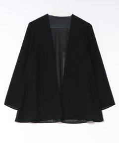 【喪服・礼服】【洗える】/涼やかな羽織りジャケット/ブラックフォーマル