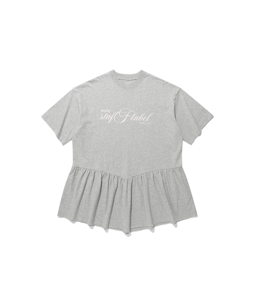 NICE GHOST CLUB(ナイスゴーストクラブ)の「FFATS SAILOR DRESS BIG BIG TEE_GREY(NG2GSUT590A)(Tシャツ/カットソー・レディース・グレー・SMALL/MEDIUM)」の4枚目の写真