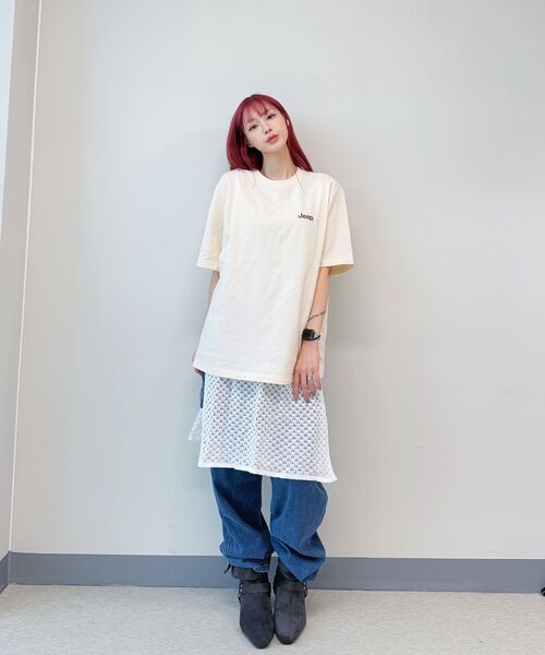 JEEP（ジープ）の「キャンピングスケッチャーズ 半袖Tシャツ (JR5TSU143IV)（Tシャツ/カットソー・レディース・その他・X-LARGE/2XL/LARGE/SMALL/MEDIUM）」の6枚目の写真