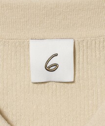 6（ロク）の「＜6(ROKU)＞ピコット ニット カーディガン（カーディガン