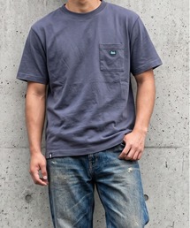 【TETE SELECTION】ポケットワンポイントTシャツ/ 無地 シンプル アウトドア ユニセックス