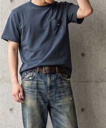 【TETE SELECTION】ポケットワンポイントTシャツ/ 無地 シンプル アウトドア ユニセックス