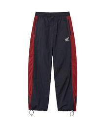 Nylon Mesh Block Pants Black