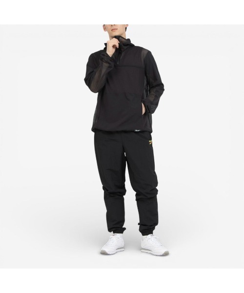Reebok(リーボック)の「アスリート メッシュ アノラック / ATHLETE MESH ANORAK(ジャージ・メンズ・ブラック・X-LARGE/SMALL/MEDIUM/LARGE)」の7枚目の写真