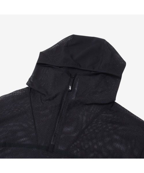 Reebok(リーボック)の「アスリート メッシュ アノラック / ATHLETE MESH ANORAK(ジャージ・メンズ・ブラック・X-LARGE/SMALL/MEDIUM/LARGE)」の6枚目の写真