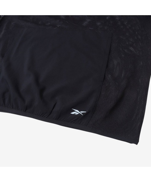 Reebok(リーボック)の「アスリート メッシュ アノラック / ATHLETE MESH ANORAK(ジャージ・メンズ・ブラック・X-LARGE/SMALL/MEDIUM/LARGE)」の4枚目の写真