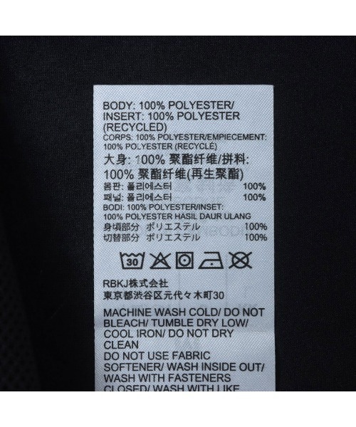 Reebok(リーボック)の「アスリート メッシュ アノラック / ATHLETE MESH ANORAK(ジャージ・メンズ・ブラック・X-LARGE/SMALL/MEDIUM/LARGE)」の2枚目の写真
