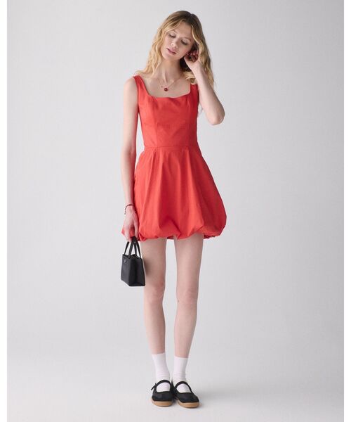kate spade new york（ケイトスペード ニューヨーク）の「バブル ミニ ドレス（ワンピース・レディース・ブラウン・4/2/0）」の2枚目の写真